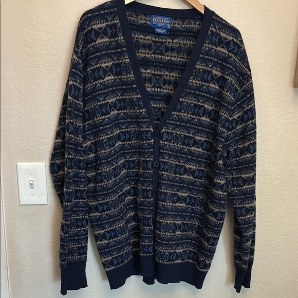 Pendleton Merino Wool Cardigan Sweater XXL - Picture 1 of 5